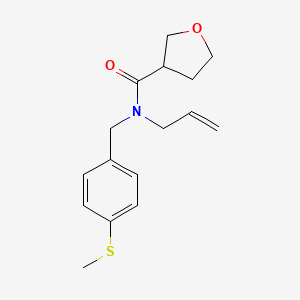 N-allyl-N-[4-(methylthio)benzyl]tetrahydrofuran-3-carboxamide