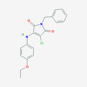 1-benzyl-3-chloro-4-(4-ethoxyanilino)-1H-pyrrole-2,5-dione