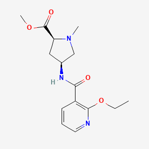 methyl (2S,4S)-4-{[(2-ethoxypyridin-3-yl)carbonyl]amino}-1-methylpyrrolidine-2-carboxylate