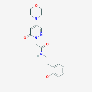 N-[2-(2-methoxyphenyl)ethyl]-2-[4-(4-morpholinyl)-6-oxo-1(6H)-pyridazinyl]acetamide