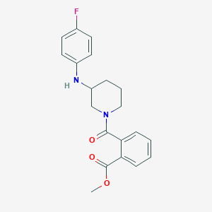 methyl 2-({3-[(4-fluorophenyl)amino]-1-piperidinyl}carbonyl)benzoate