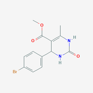 molecular formula C13H13BrN2O3 B380250 Methyl 4-(4-bromophenyl)-6-methyl-2-oxo-1,2,3,4-tetrahydropyrimidine-5-carboxylate CAS No. 293763-14-1