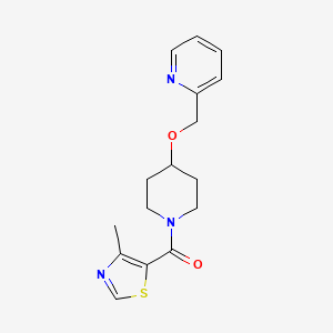 2-[({1-[(4-methyl-1,3-thiazol-5-yl)carbonyl]-4-piperidinyl}oxy)methyl]pyridine trifluoroacetate