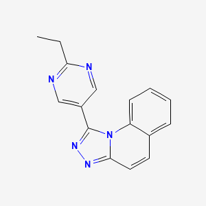 1-(2-ethyl-5-pyrimidinyl)[1,2,4]triazolo[4,3-a]quinoline