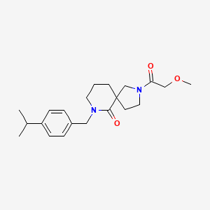 7-(4-isopropylbenzyl)-2-(methoxyacetyl)-2,7-diazaspiro[4.5]decan-6-one