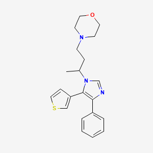 4-{3-[4-phenyl-5-(3-thienyl)-1H-imidazol-1-yl]butyl}morpholine