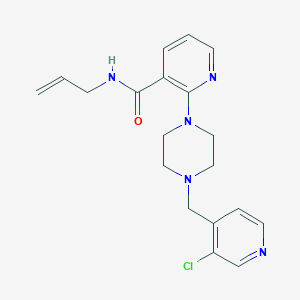 N-allyl-2-{4-[(3-chloropyridin-4-yl)methyl]piperazin-1-yl}nicotinamide