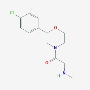 {2-[2-(4-chlorophenyl)-4-morpholinyl]-2-oxoethyl}methylamine hydrochloride