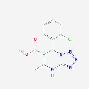 molecular formula C13H12ClN5O2 B380278 Methyl 7-(2-chlorophenyl)-5-methyl-4,7-dihydrotetrazolo[1,5-a]pyrimidine-6-carboxylate 