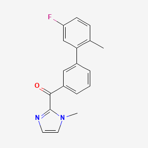 (5'-fluoro-2'-methylbiphenyl-3-yl)(1-methyl-1H-imidazol-2-yl)methanone