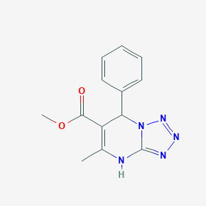 molecular formula C13H13N5O2 B380280 5-Methyl-7-phenyl-4,7-dihydro-tetrazolo[1,5-a]pyrimidine-6-carboxylic acid methy 