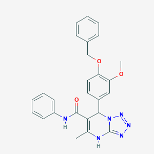 7-[4-(benzyloxy)-3-methoxyphenyl]-5-methyl-N-phenyl-4,7-dihydrotetraazolo[1,5-a]pyrimidine-6-carboxamide