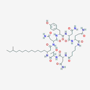 molecular formula C52H84N12O14 B038029 Bacillomycin Fc CAS No. 115088-47-6