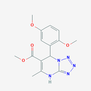 Methyl 7-(2,5-dimethoxyphenyl)-5-methyl-4,7-dihydrotetraazolo[1,5-a]pyrimidine-6-carboxylate