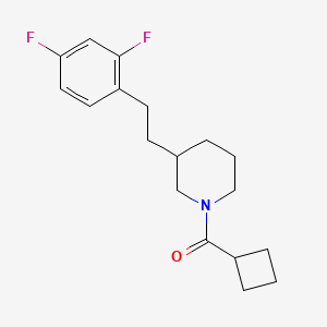 1-(cyclobutylcarbonyl)-3-[2-(2,4-difluorophenyl)ethyl]piperidine