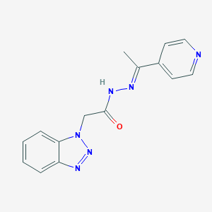 2-(1H-1,2,3-benzotriazol-1-yl)-N'-[1-(4-pyridinyl)ethylidene]acetohydrazide