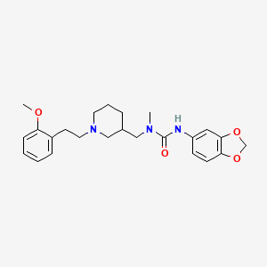 N'-1,3-benzodioxol-5-yl-N-({1-[2-(2-methoxyphenyl)ethyl]-3-piperidinyl}methyl)-N-methylurea