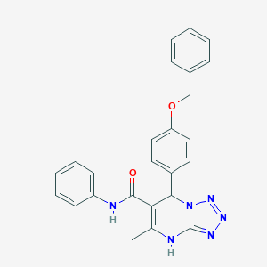 7-(4-(benzyloxy)phenyl)-5-methyl-N-phenyl-4,7-dihydrotetrazolo[1,5-a]pyrimidine-6-carboxamide