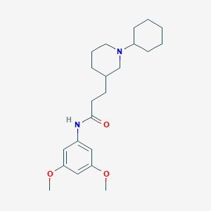 3-(1-cyclohexyl-3-piperidinyl)-N-(3,5-dimethoxyphenyl)propanamide