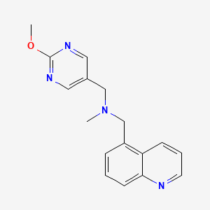 1-(2-methoxypyrimidin-5-yl)-N-methyl-N-(quinolin-5-ylmethyl)methanamine