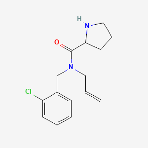 N-allyl-N-(2-chlorobenzyl)prolinamide hydrochloride