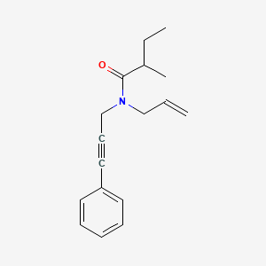 N-allyl-2-methyl-N-(3-phenylprop-2-yn-1-yl)butanamide