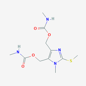 molecular formula C11H18N4O4S B038037 Carmethizole CAS No. 117120-88-4