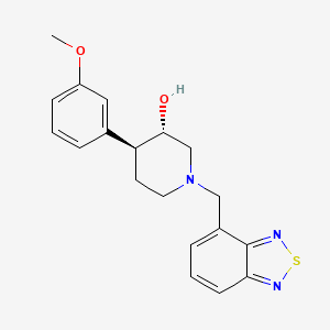 (3S*,4S*)-1-(2,1,3-benzothiadiazol-4-ylmethyl)-4-(3-methoxyphenyl)piperidin-3-ol