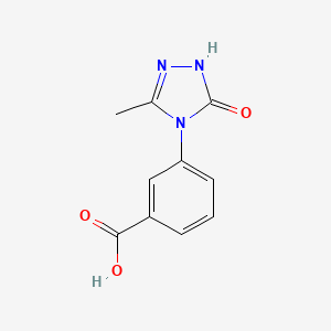 3-(3-methyl-5-oxo-1,5-dihydro-4H-1,2,4-triazol-4-yl)benzoic acid