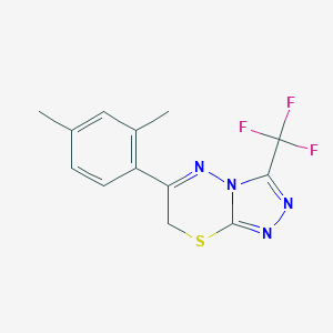 6-(2,4-dimethylphenyl)-3-(trifluoromethyl)-7H-[1,2,4]triazolo[3,4-b][1,3,4]thiadiazine