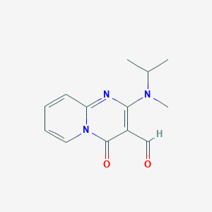 2-[Methyl(propan-2-yl)amino]-4-oxopyrido[1,2-a]pyrimidine-3-carbaldehyde