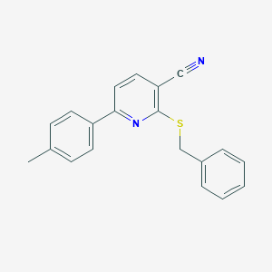 2-(Benzylsulfanyl)-6-(4-methylphenyl)pyridine-3-carbonitrile