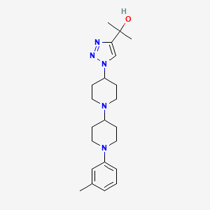 2-{1-[1'-(3-methylphenyl)-1,4'-bipiperidin-4-yl]-1H-1,2,3-triazol-4-yl}-2-propanol trifluoroacetate (salt)