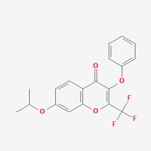 7-isopropoxy-3-phenoxy-2-(trifluoromethyl)-4H-chromen-4-one