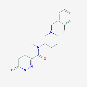 N-[1-(2-fluorobenzyl)-3-piperidinyl]-N,1-dimethyl-6-oxo-1,4,5,6-tetrahydro-3-pyridazinecarboxamide