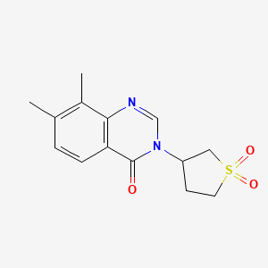 3-(1,1-dioxidotetrahydro-3-thienyl)-7,8-dimethylquinazolin-4(3H)-one