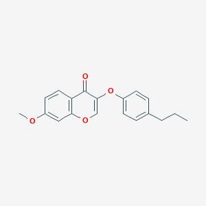 molecular formula C19H18O4 B380524 7-methoxy-3-(4-propylphenoxy)-4H-chromen-4-one CAS No. 315233-00-2