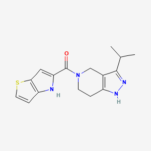 3-isopropyl-5-(4H-thieno[3,2-b]pyrrol-5-ylcarbonyl)-4,5,6,7-tetrahydro-1H-pyrazolo[4,3-c]pyridine