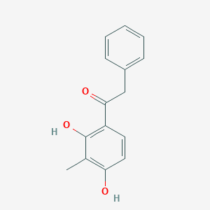 molecular formula C15H14O3 B380530 1-(2,4-Dihydroxy-3-methylphenyl)-2-phenylethanone CAS No. 39581-98-1