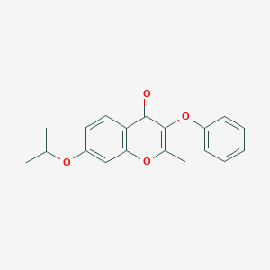 2-methyl-3-phenoxy-7-(propan-2-yloxy)-4H-chromen-4-one