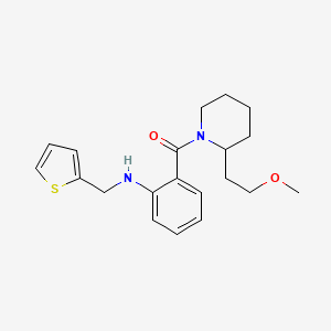 (2-{[2-(2-methoxyethyl)piperidin-1-yl]carbonyl}phenyl)(2-thienylmethyl)amine