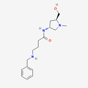 4-(benzylamino)-N-[(3R,5S)-5-(hydroxymethyl)-1-methyl-3-pyrrolidinyl]butanamide dihydrochloride