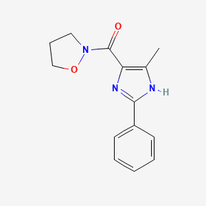 2-[(5-methyl-2-phenyl-1H-imidazol-4-yl)carbonyl]isoxazolidine