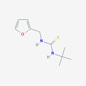molecular formula C10H16N2OS B380577 N-(tert-butyl)-N'-(2-furylmethyl)thiourea CAS No. 21690-83-5