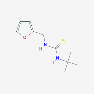 molecular formula C10H16N2OS B380577 N-(叔丁基)-N'-(2-呋喃基甲基)硫脲 CAS No. 21690-83-5