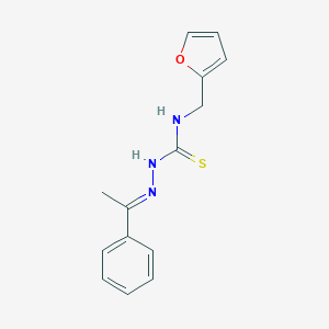 1-phenylethanone N-(2-furylmethyl)thiosemicarbazone