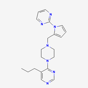 5-propyl-4-{4-[(1-pyrimidin-2-yl-1H-pyrrol-2-yl)methyl]piperazin-1-yl}pyrimidine