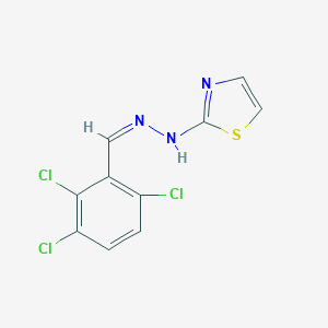 molecular formula C10H6Cl3N3S B380595 2,3,6-Trichlorobenzaldehyde 1,3-thiazol-2-ylhydrazone 