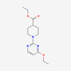 ethyl 1-(4-ethoxypyrimidin-2-yl)piperidine-4-carboxylate