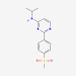 N-isopropyl-2-[4-(methylsulfonyl)phenyl]pyrimidin-4-amine